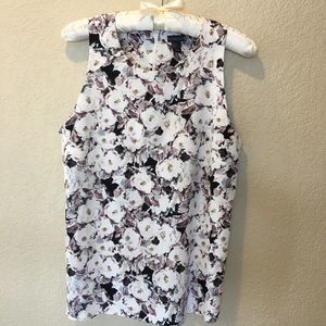PARAPHRASE dark floral sleeveless tank